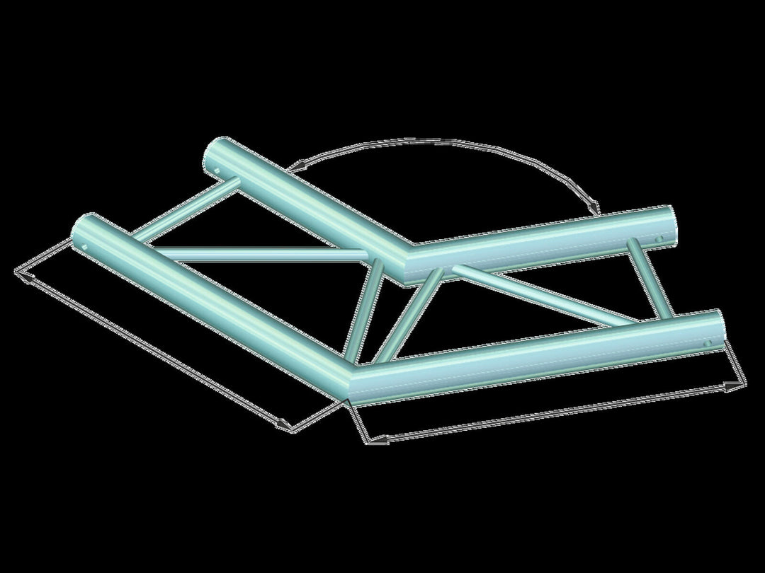 ALUTRUSS BILOCK BQ2-PAC22H Angolo a 2 vie 120°