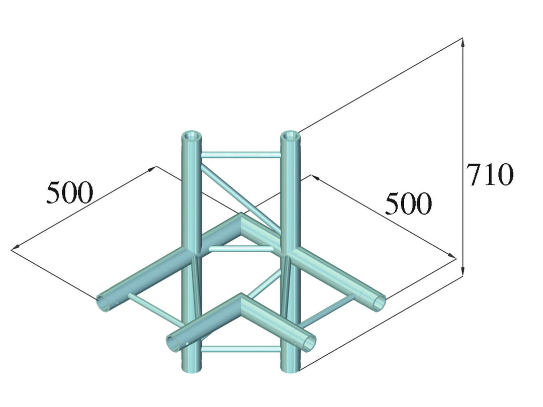 ALUTRUSS BILOCK BQ2-SPAC44H Angolo a 4 vie bk