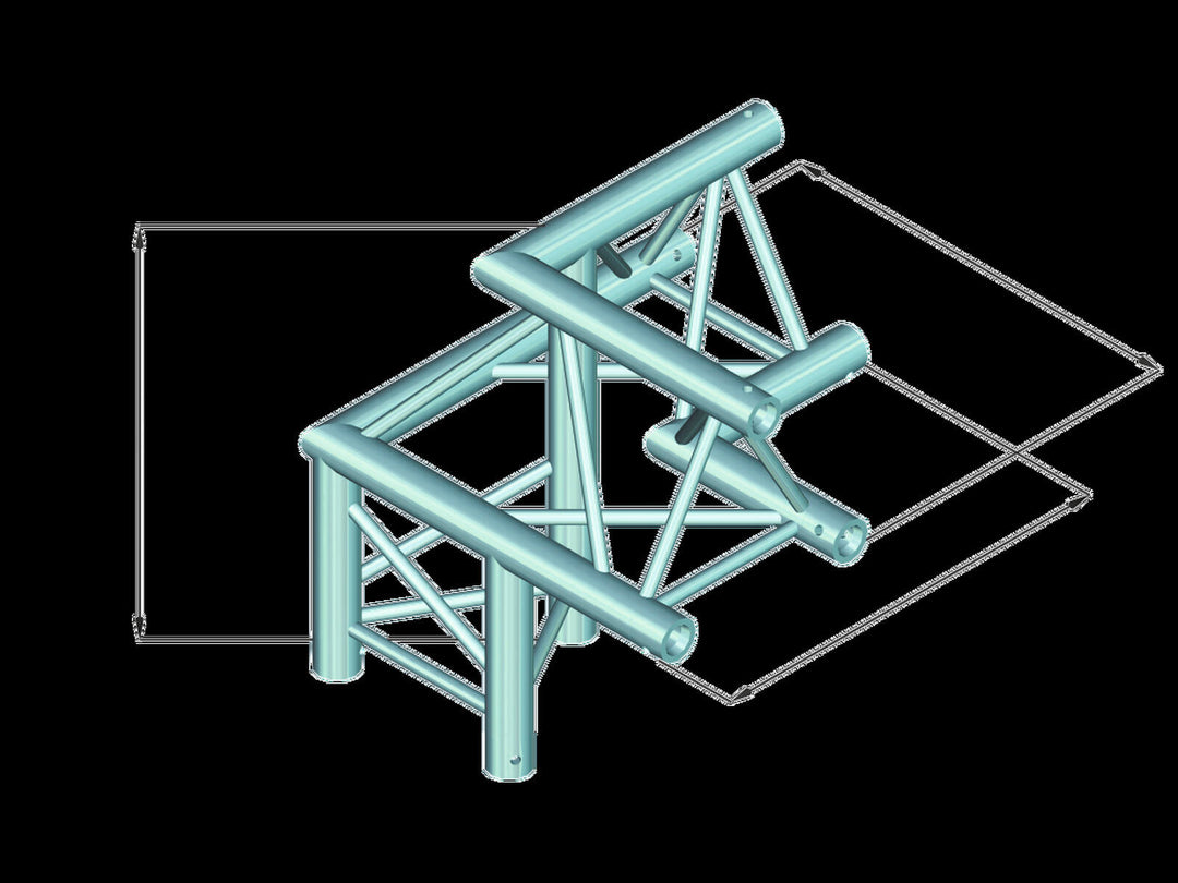 ALUTRUSS TRILOCK 6082AL-32 Angolo a 3 vie /\ sinistro