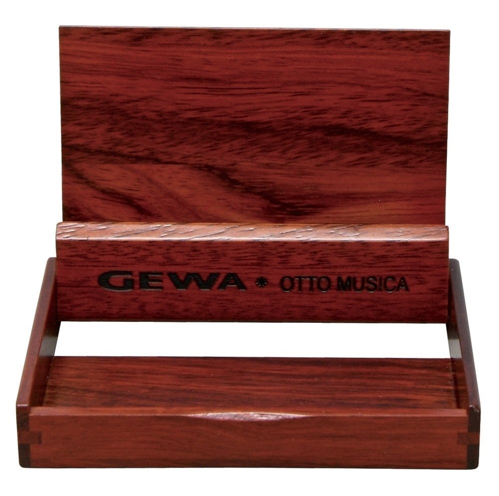 GEWA portabiglietti da visita in legno pregiato, pieghevole