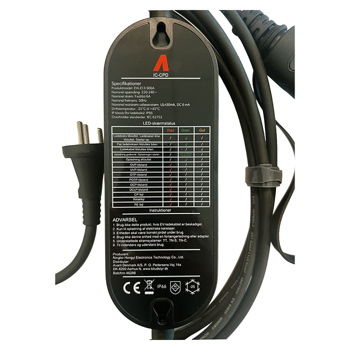 Caricatore Avant Mormorlader Type-2 6A monofase, 5 metri con borsa