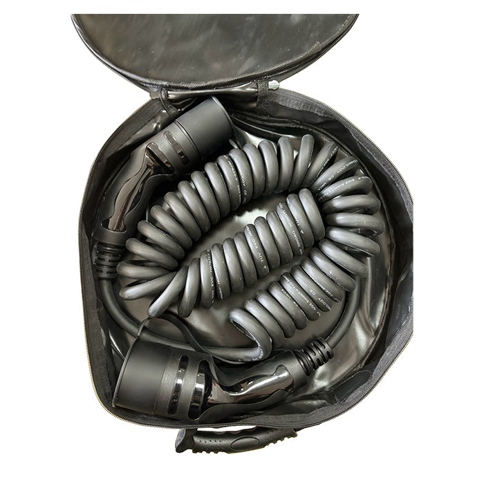 Cavo di ricarica spiralato Type-2 32A trifase 5 metri