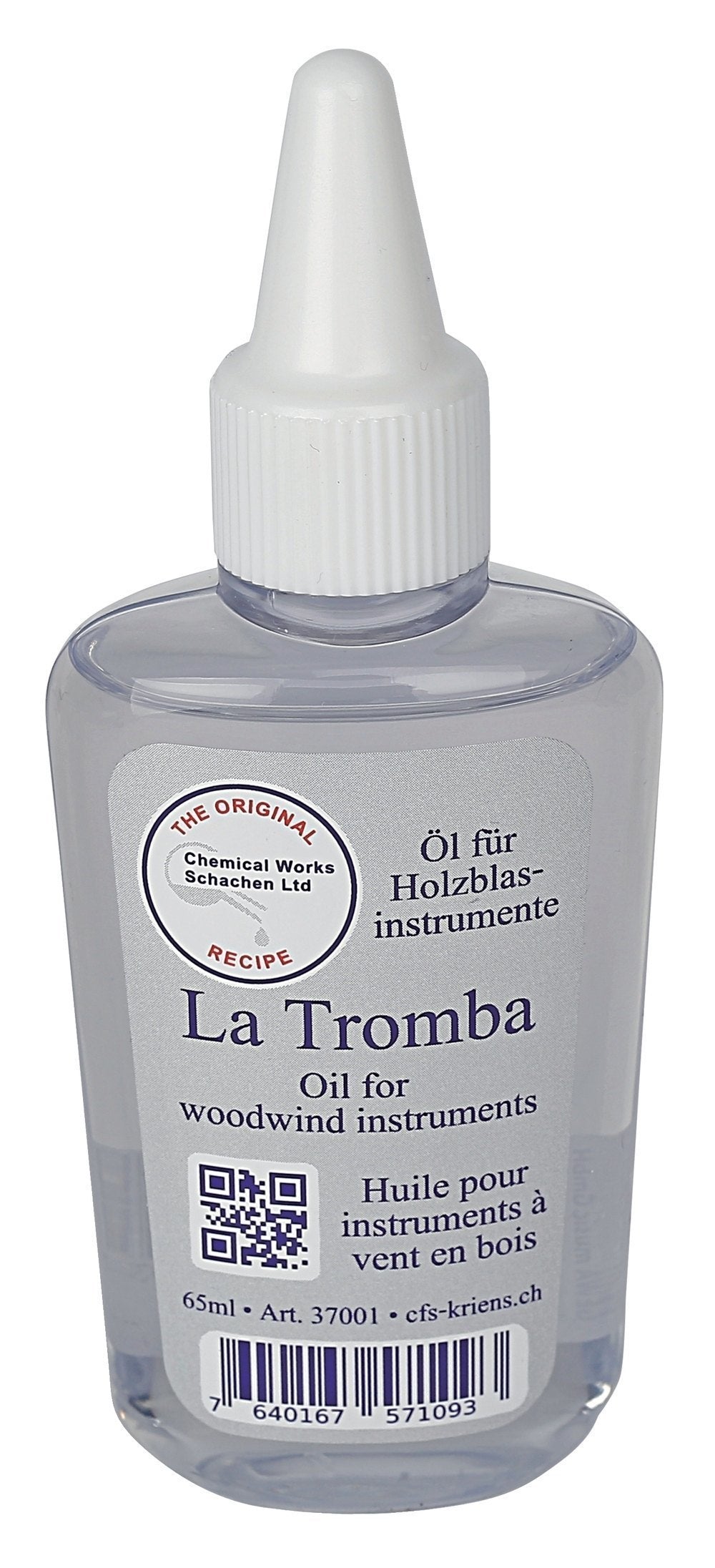 Olio La Tromba per strumenti a fiato in legno, 65 ml