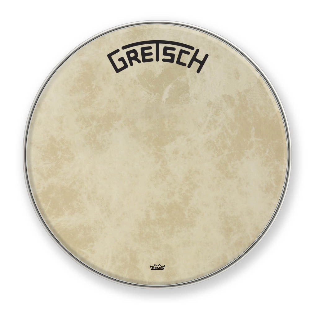 Gretsch Fiberskyn pelle risonante 26" per grancassa, con logo