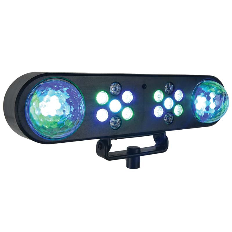 LIGHT4ME MAGIC BAR effetto discoteca con sfera a specchi LED PAR + stativo + telecomando