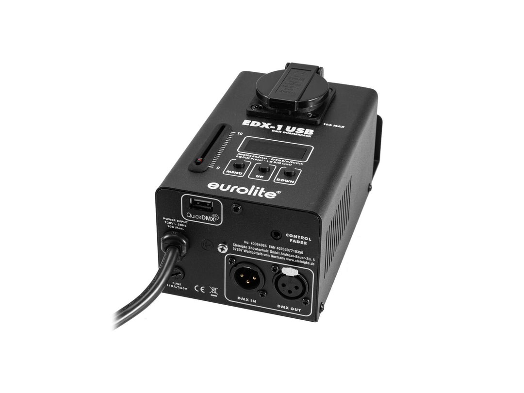EUROLITE EDX-1 DMX USB Pacco dimmer