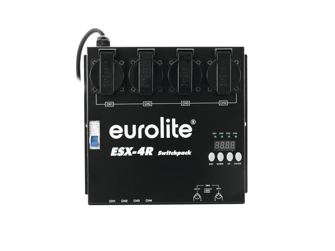 EUROLITE ESX-4R DMX RDM Commutatore Pack
