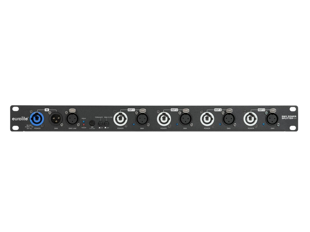 EUROLITE Splitter di alimentazione DMX 4x4 3-pin XLR