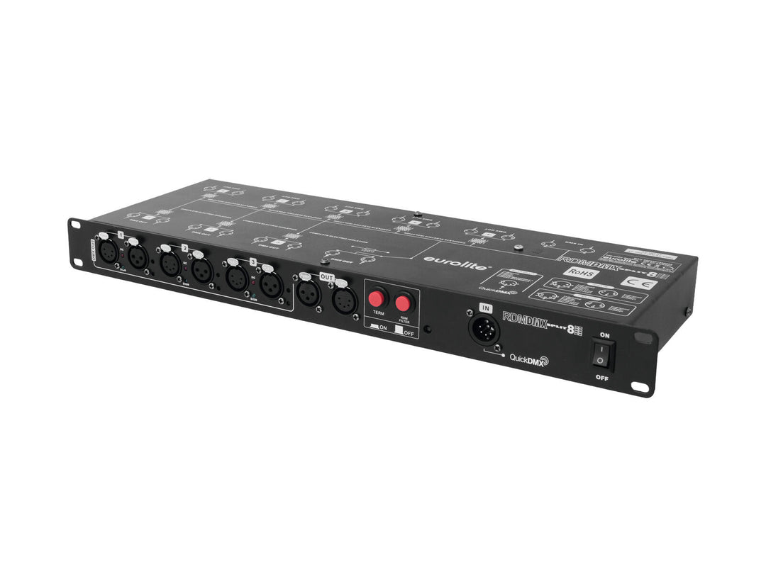 EUROLITE DMX Split 8X Splitter RDM