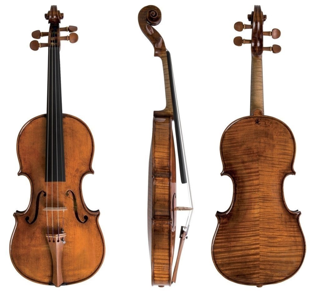 Violino solista GEWA Master 4/4, Guarneri La Campanella, pronto per suonare