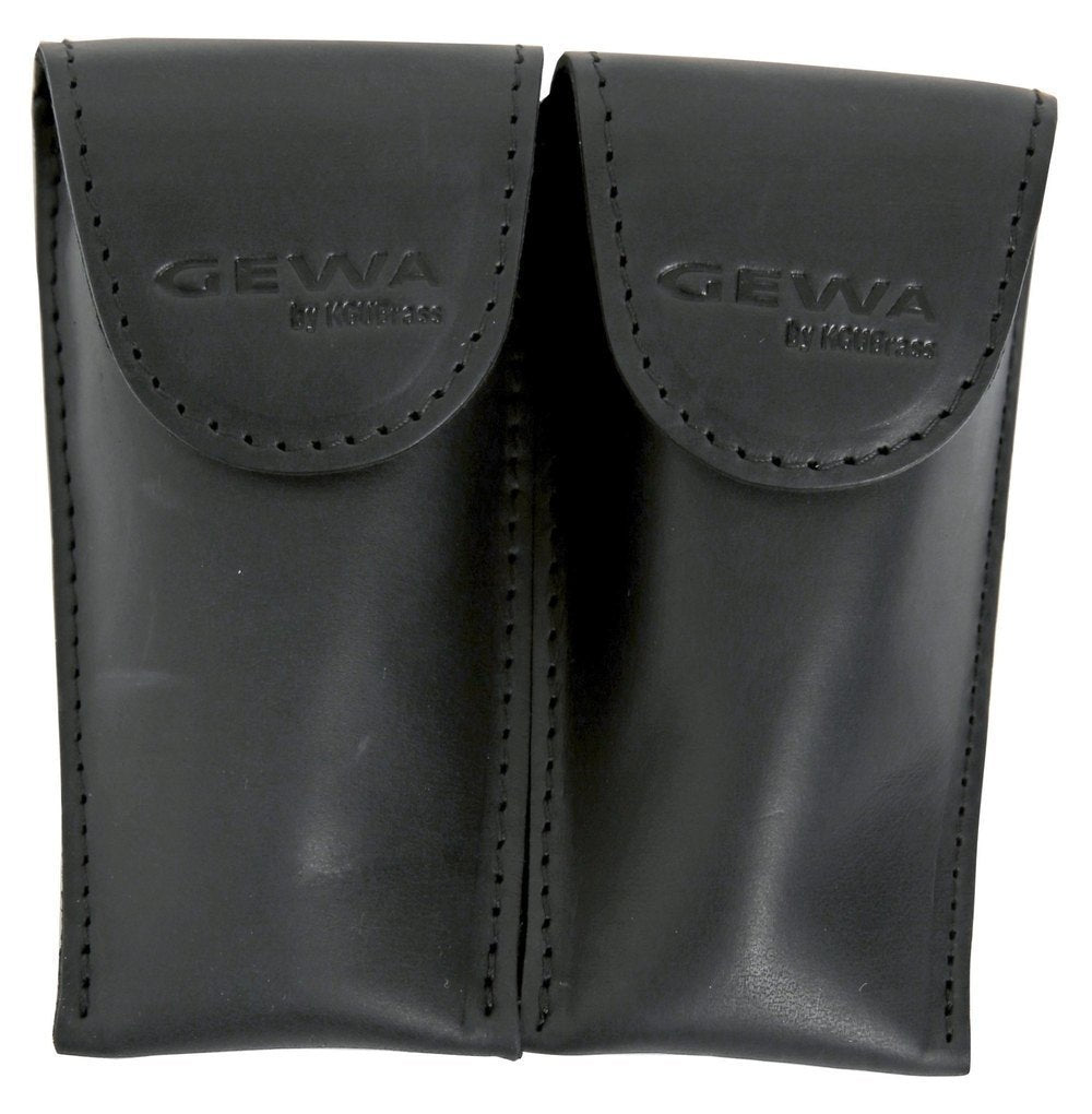 GEWA Crazy Horse Trumpet Double per 2 bocchini per tromba, nero