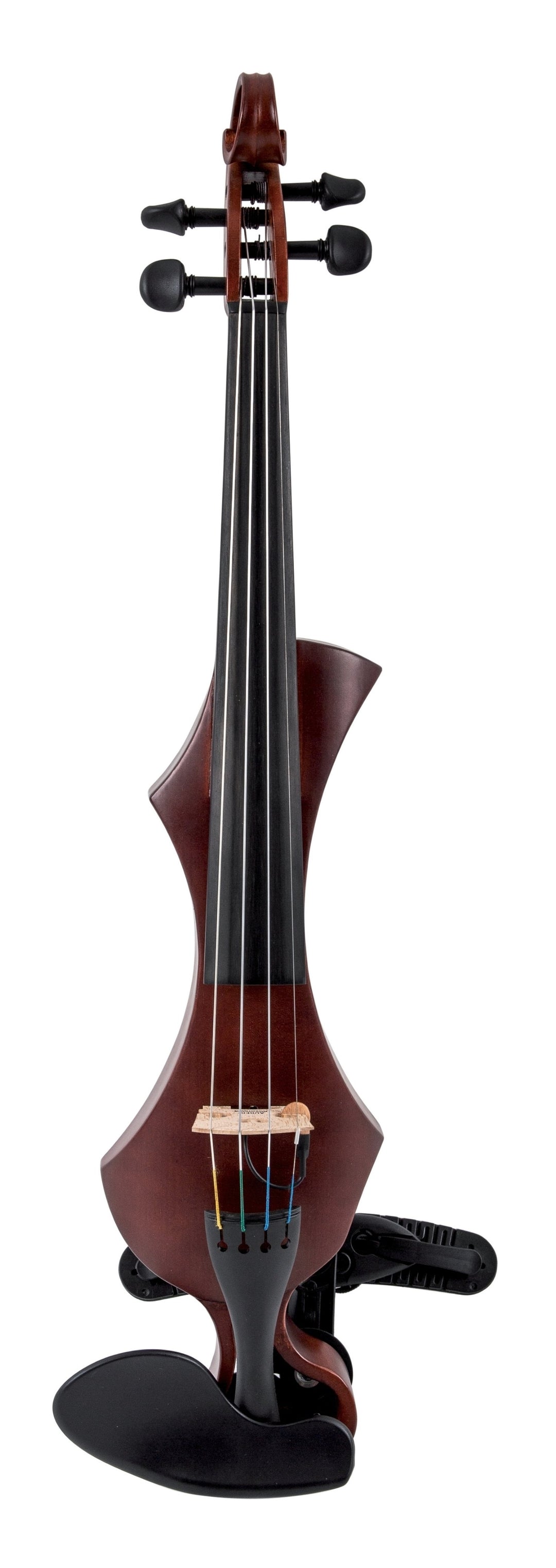 GEWA Violino elettrico Novita 3.0 - Rosso-marrone (con spalliera Wittner)