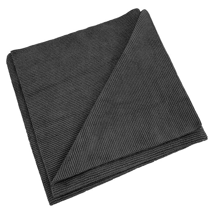 Panno in microfibra, 40x40cm, 330gsm, 10 pezzi Nero