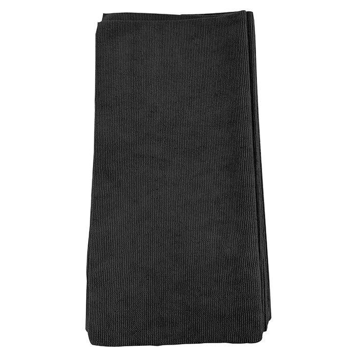 Panno in microfibra, 40x40cm, 330gsm, 10 pezzi Nero