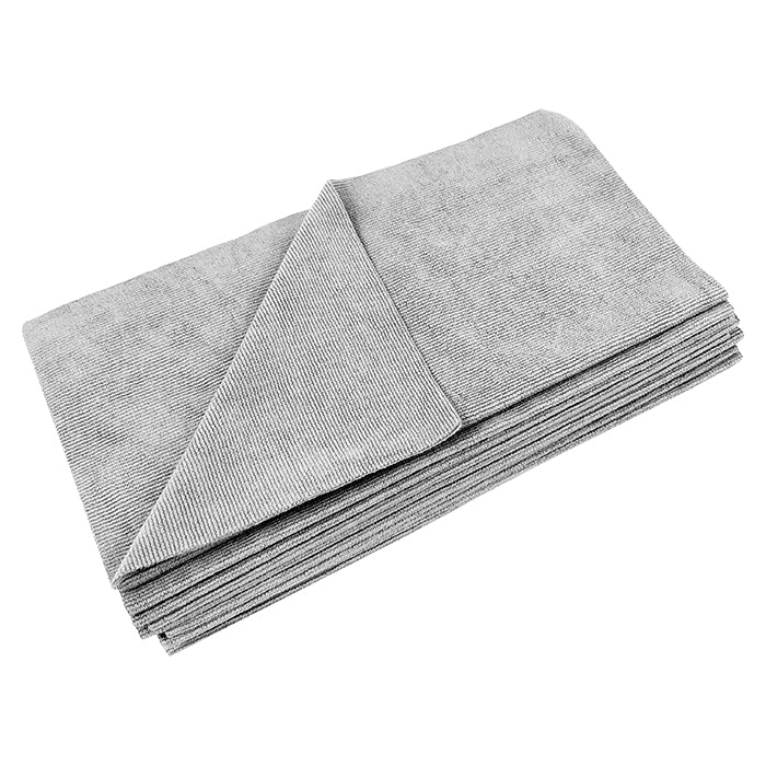 Panno in microfibra, 40x40cm, 330gsm, 10 pezzi Grigio
