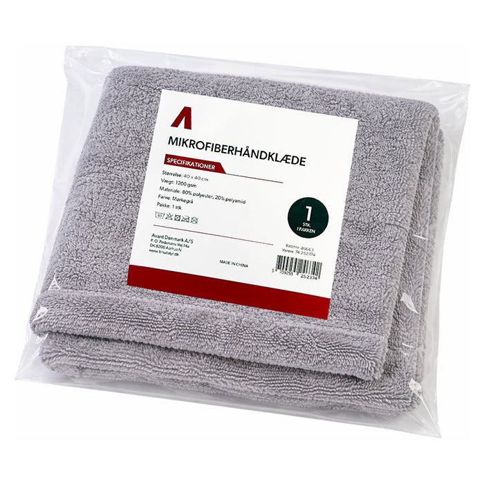 Asciugamano in microfibra, 40x40cm, 1200gsm