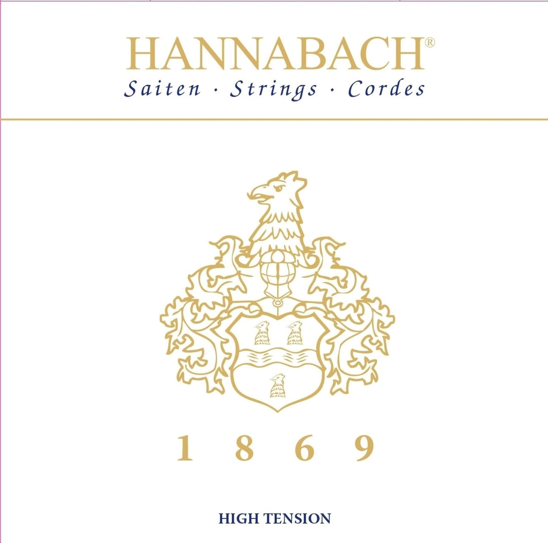Hannabach corde per chitarra classica Serie 1869 Carbon/Gold HT - D4 Gold HT (18694HT)