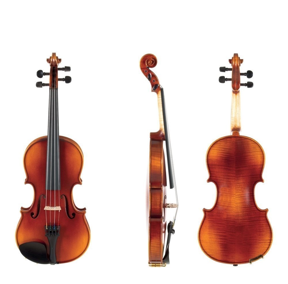 GEWA Ideale violino 3/4 con piroli Wittner, custodia sagomata e archetto in carbonio
