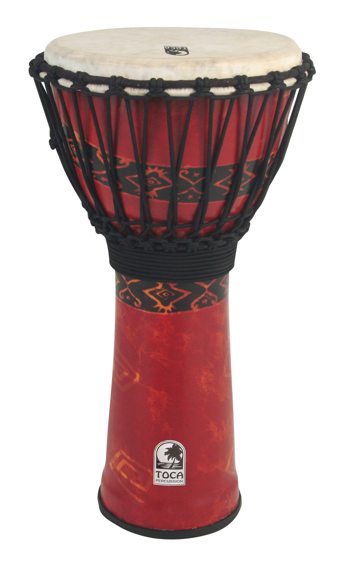 Toca Djembe Freestyle con accordatura a corda - Rosso Bali (SFDJ-12RP)