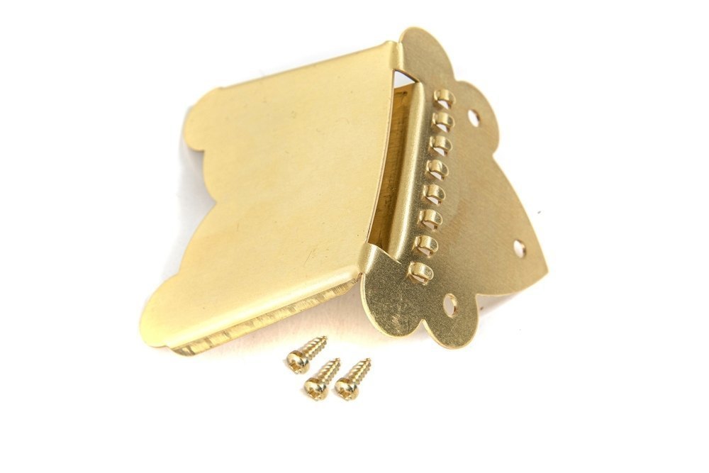 Cordiera GEWA per 8 corde, ottone opaco, per mandolino e bouzouki