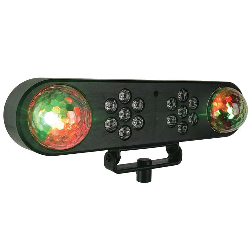 LIGHT4ME MAGIC BAR effetto discoteca con sfera a specchi LED PAR + stativo + telecomando