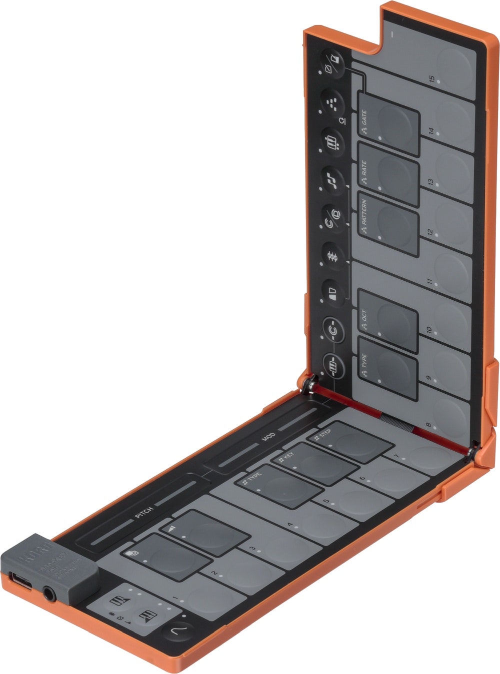 KORG nanoKEY Fold Lava Orange