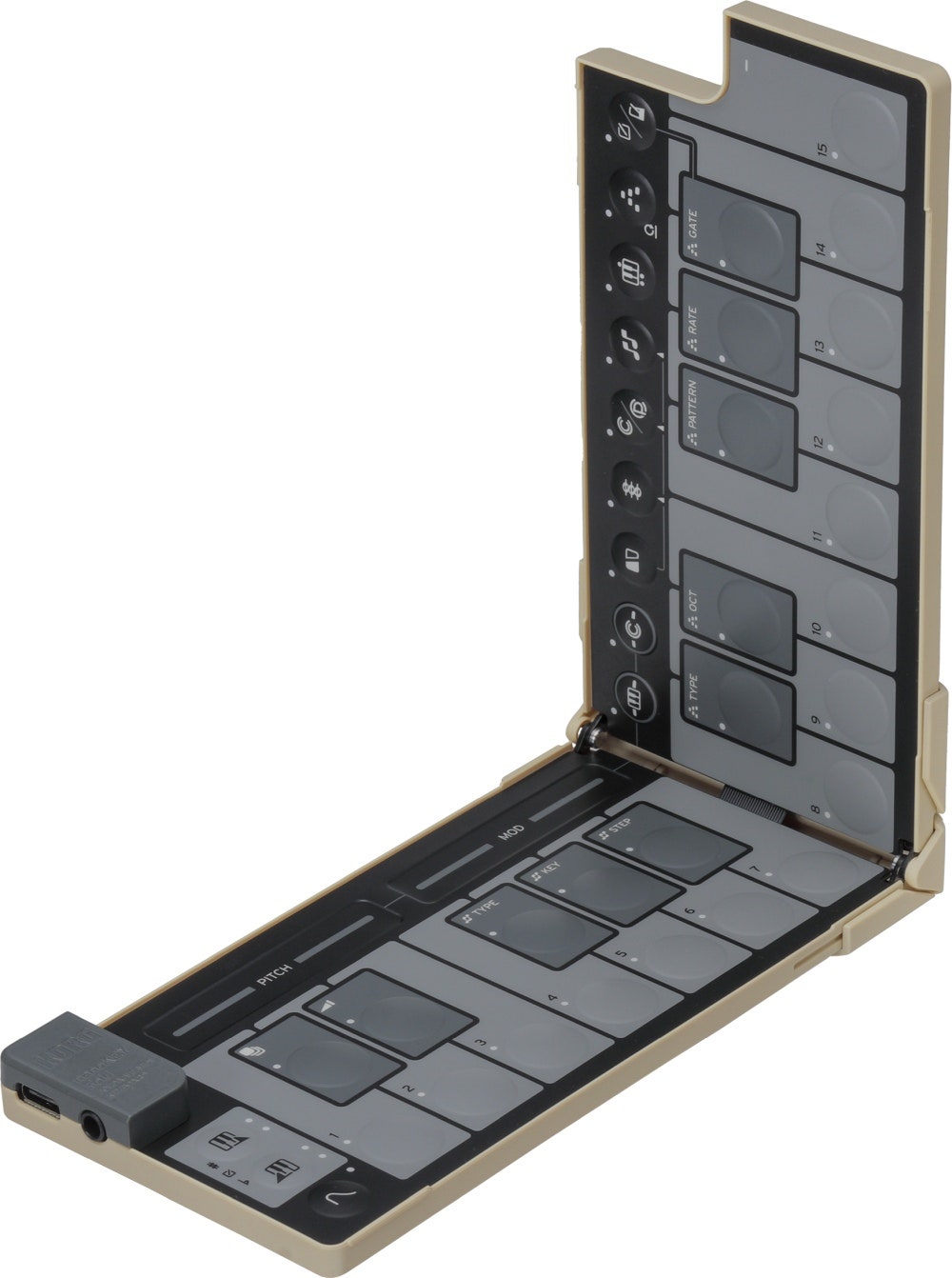 KORG nanoKEY Fold Beige sabbia
