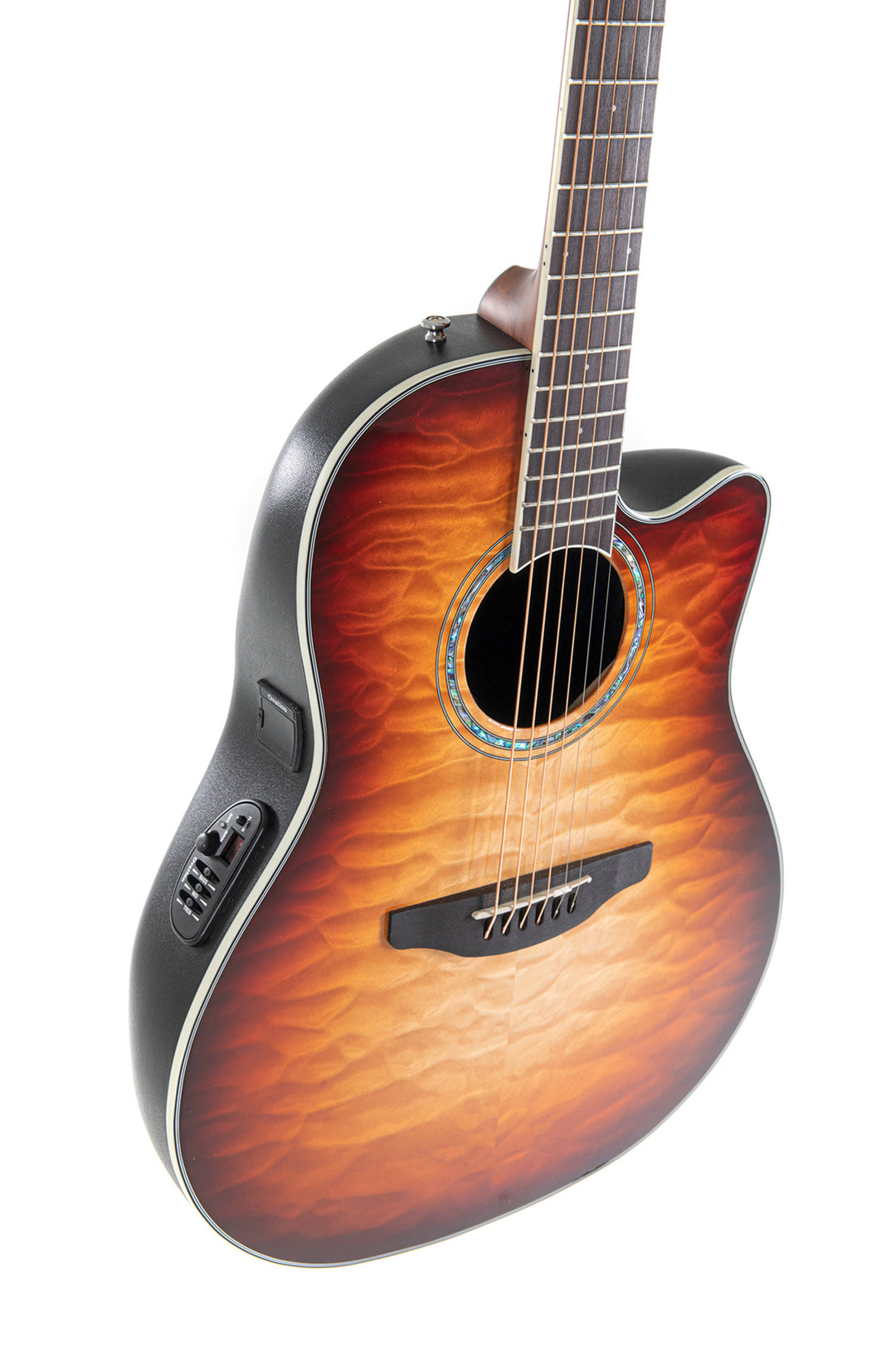 Ovation E-Acoustic Chitarre Celebrity Standard Plus Mid Cutaway - Cognac Burst Gloss (CS24X-7C-G)