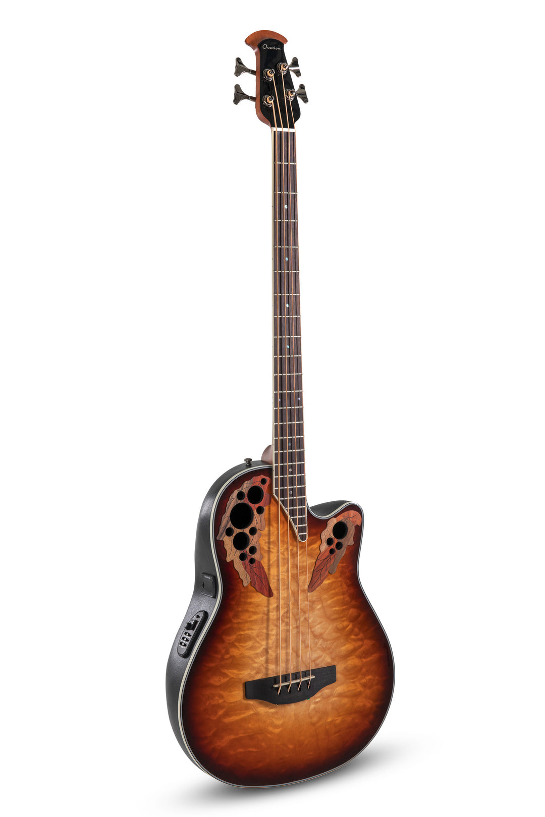 Ovation Basso E-Acoustic Celebrity E-Acoustic bass a 4 corde - Cognac Burst (CEB44X-7C-G)