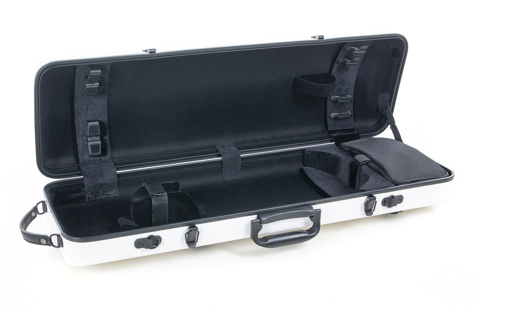 GEWA Polycarbonate 2.4 custodia per violini 4/4, bianca