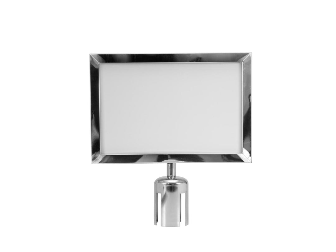 EUROLITE Cartello per Eurolite Barrier 317x215 argento