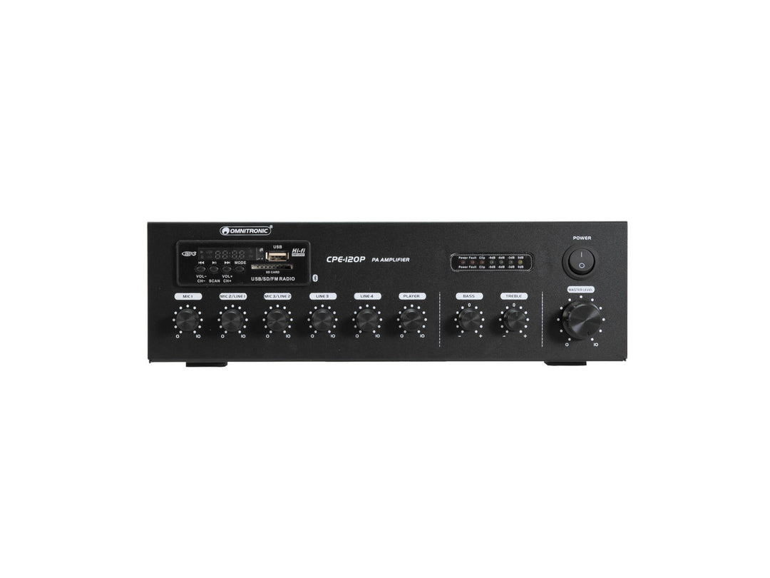 OMNITRONIC CPE-120P Amplificatore di missaggio PA