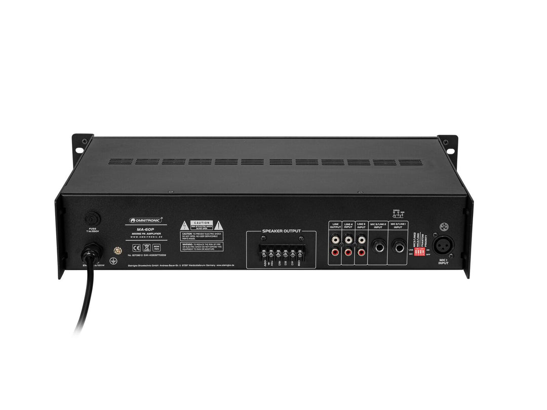OMNITRONIC MA-60P amplificatore mixer PA