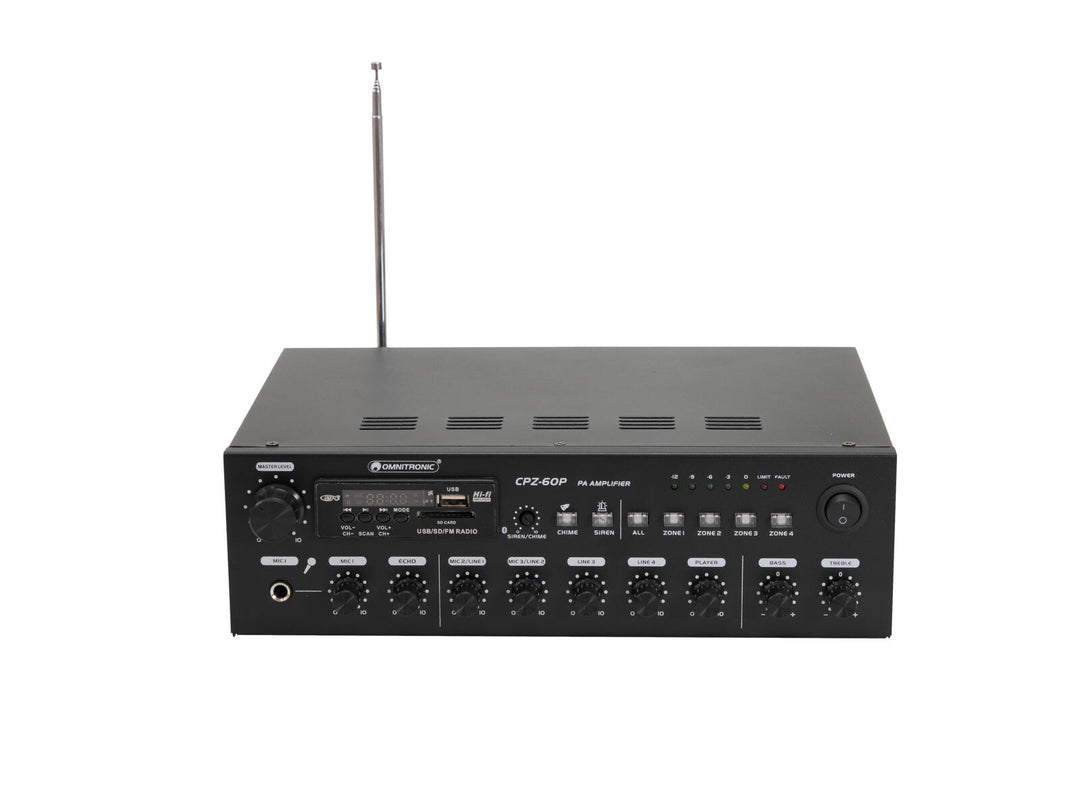 OMNITRONIC CPZ-60P amplificatore di missaggio PA