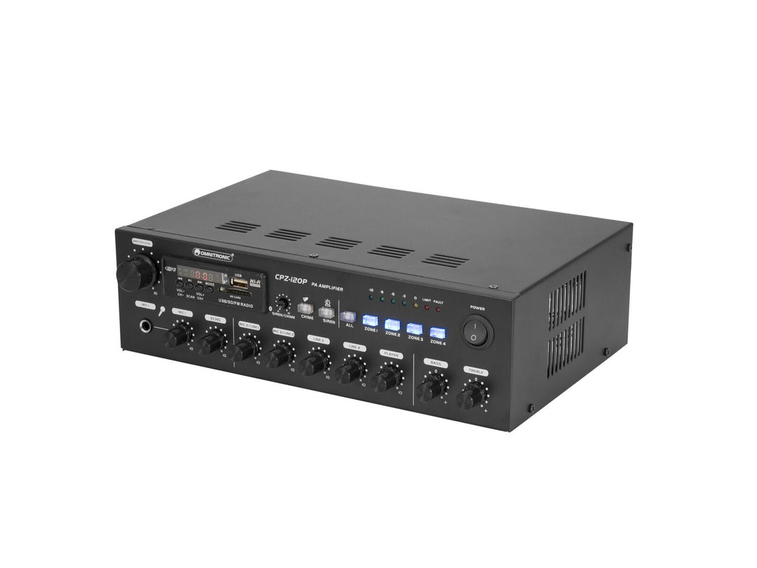 Amplificatore mixer PA OMNITRONIC CPZ-120P