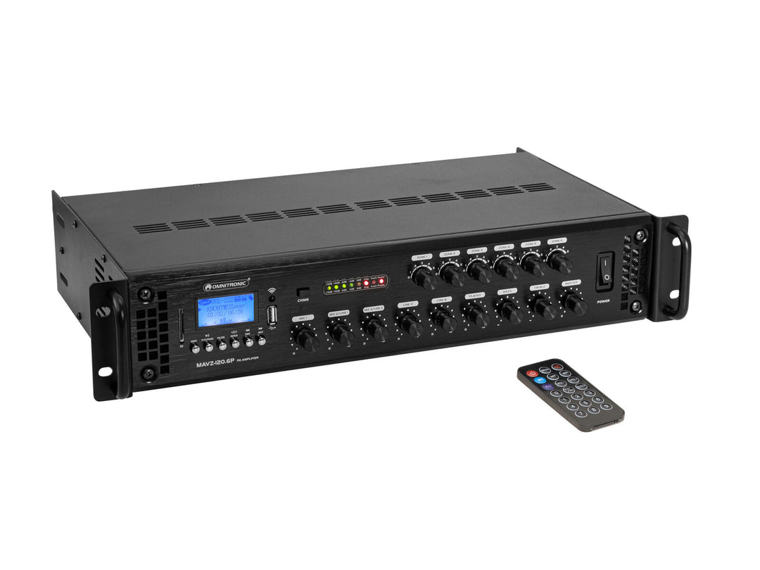 OMNITRONIC MAVZ-120.6P Amplificatore mixer PA