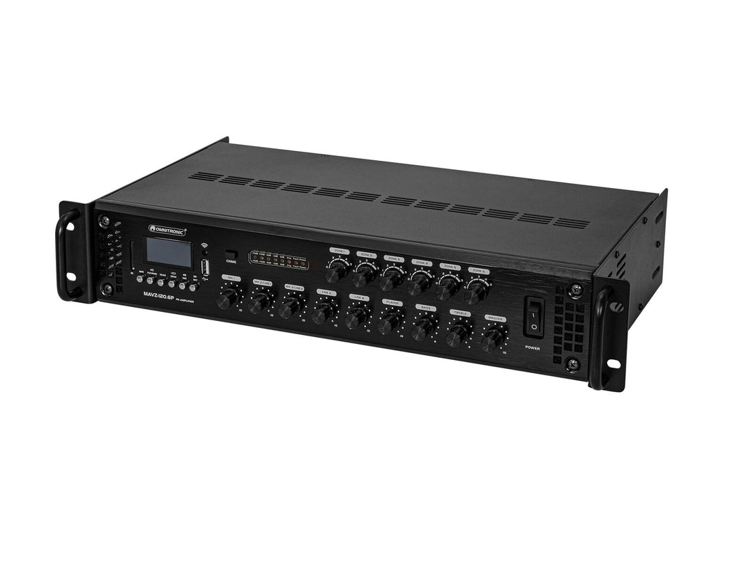 OMNITRONIC MAVZ-120.6P Amplificatore mixer PA