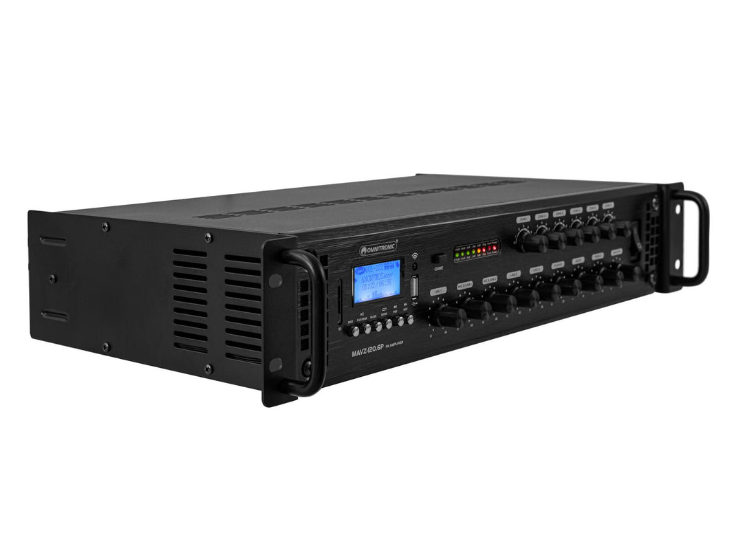 OMNITRONIC MAVZ-120.6P Amplificatore mixer PA