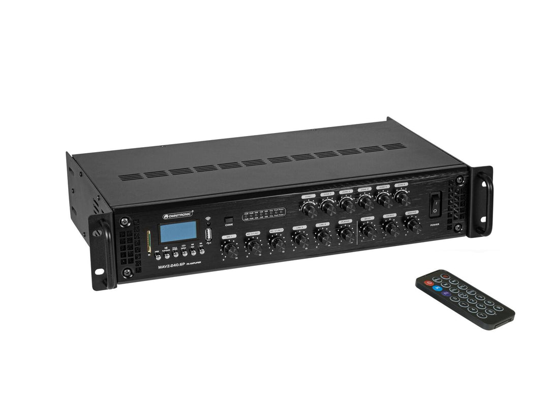 OMNITRONIC MAVZ-240.6P amplificatore mixer PA