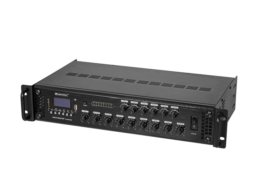 OMNITRONIC MAVZ-240.6P amplificatore mixer PA