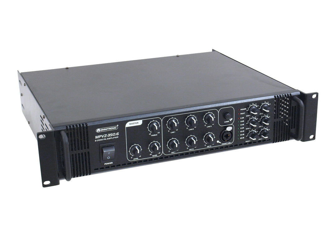 OMNITRONIC MPVZ-350.6 Amplificatore di missaggio PA