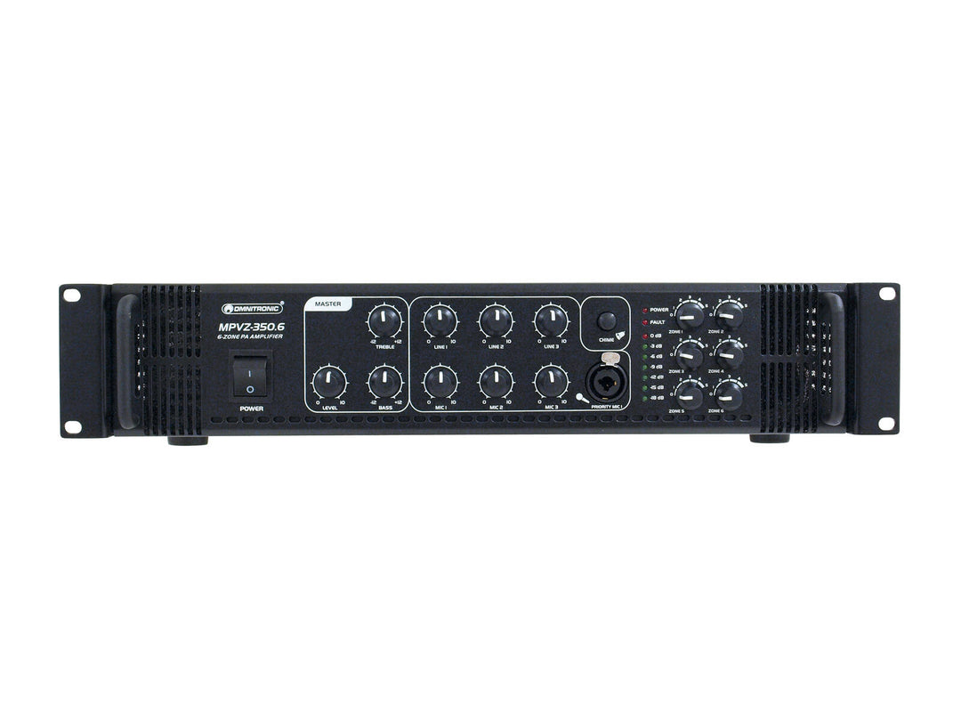 OMNITRONIC MPVZ-350.6 Amplificatore di missaggio PA