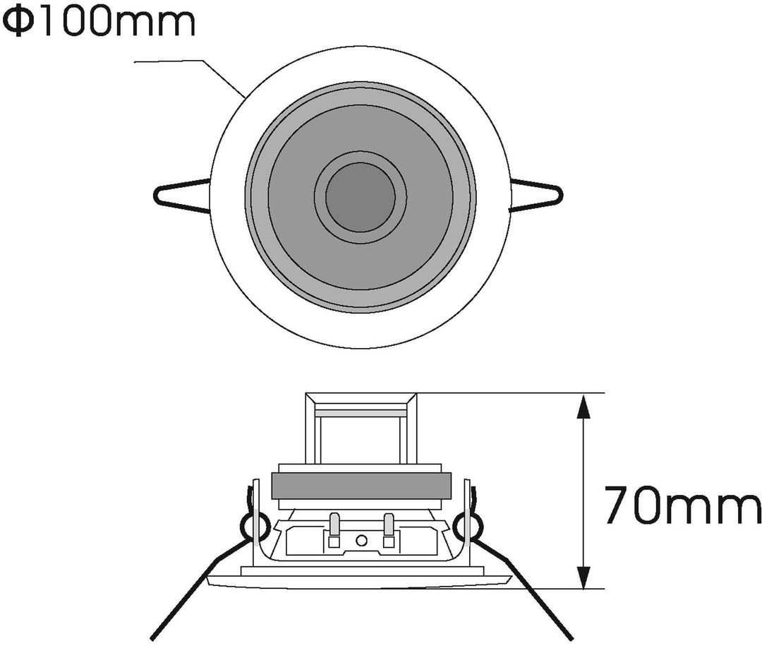 OMNITRONIC CS-2.5G Altoparlante da soffitto dorato