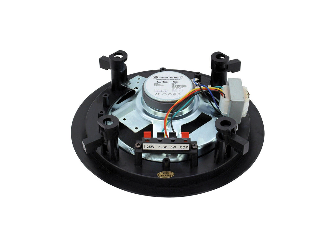 OMNITRONIC CS-6 altoparlante da soffitto nero
