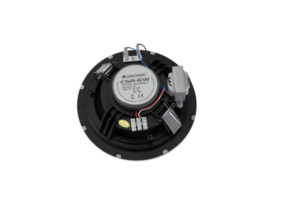 OMNITRONIC CSR-6W Altoparlante da soffitto bianco