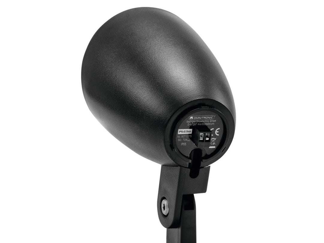 OMNITRONIC PS-2.5GS altoparlante per proiettore, nero, 2x