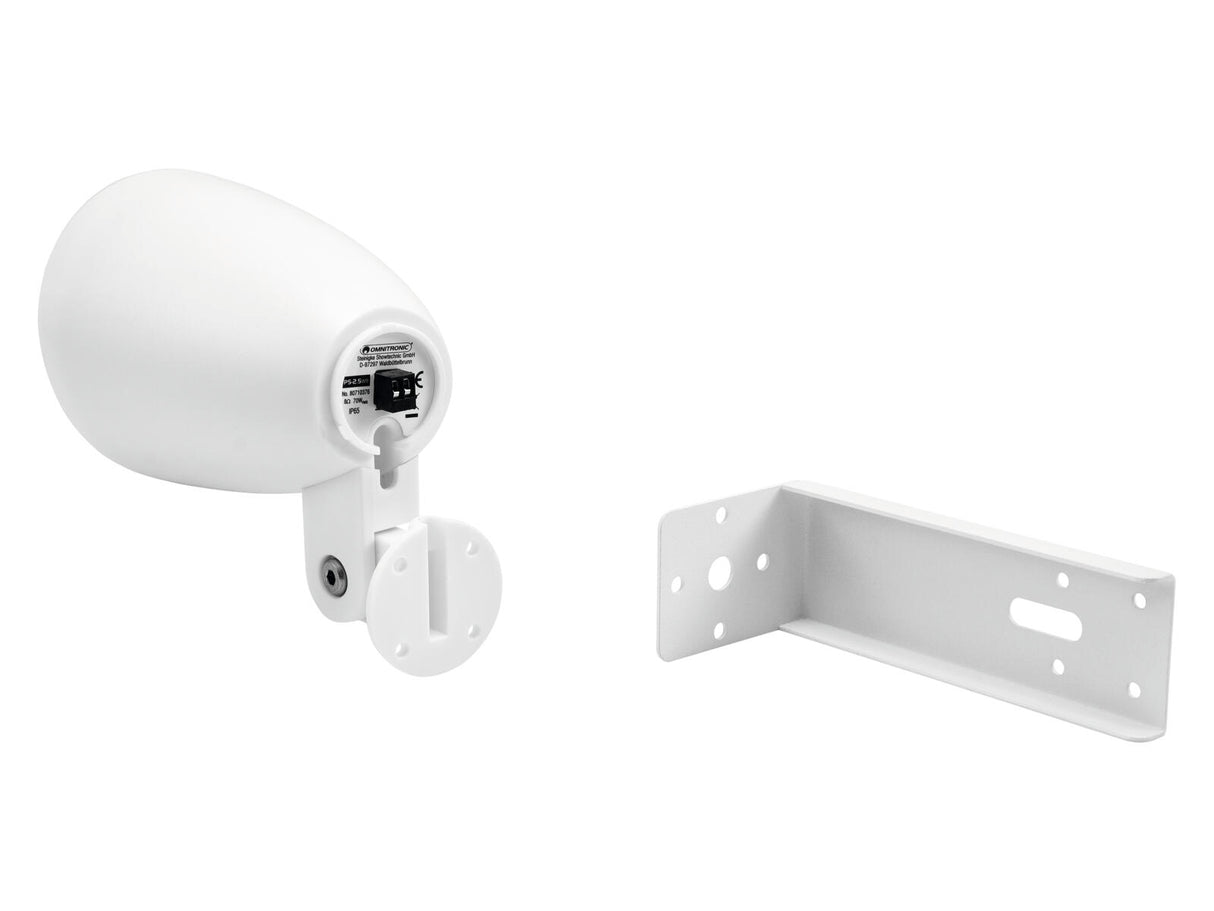 OMNITRONIC PS-2.5WB Projector Speaker, white, 2x