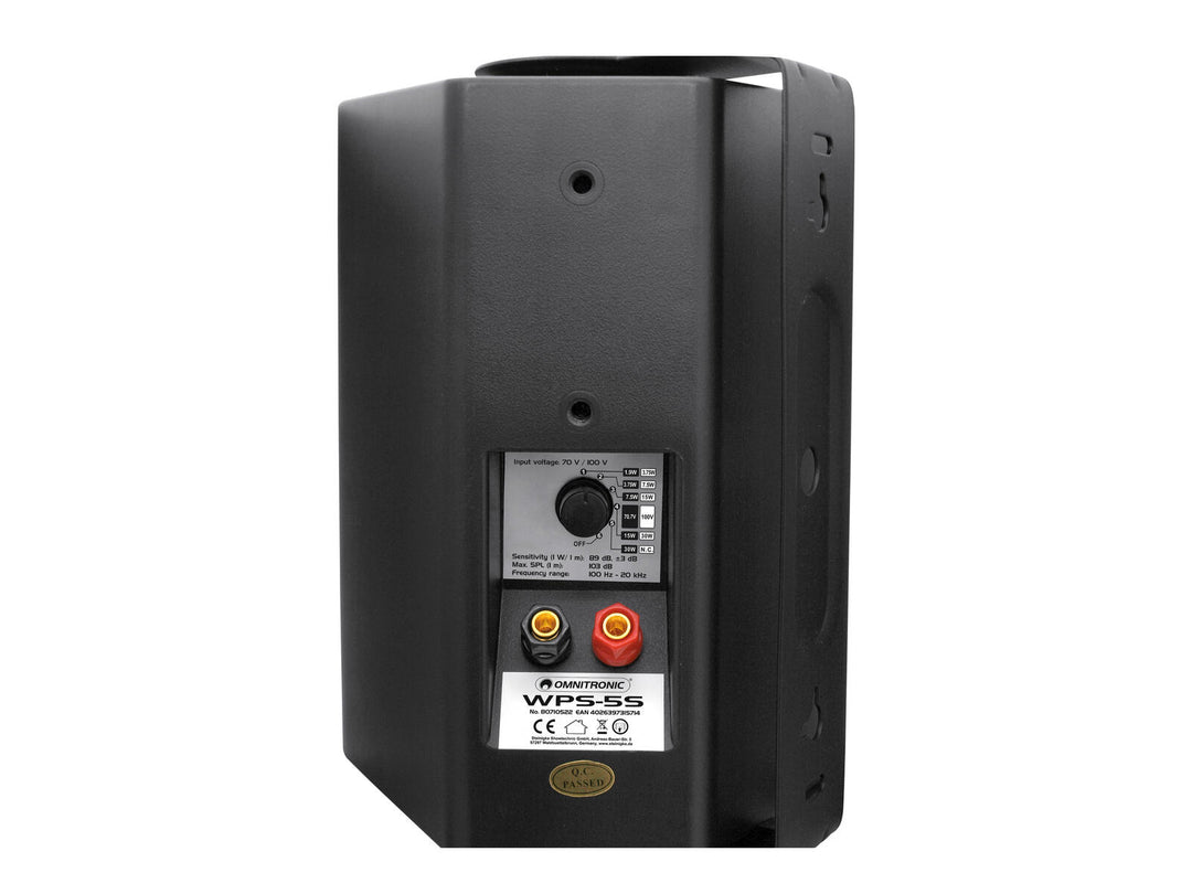OMNITRONIC WPS-5S Diffusore da parete PA