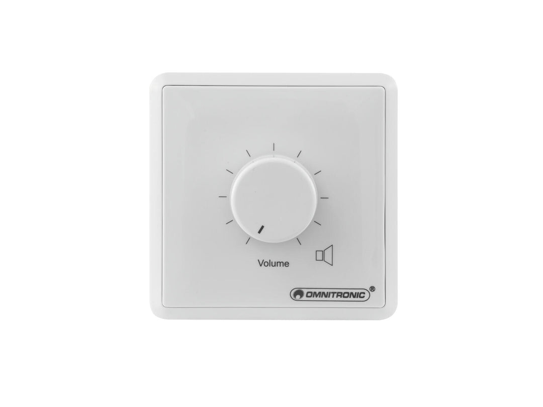 OMNITRONIC Controller di volume PA, 20 W mono bianco