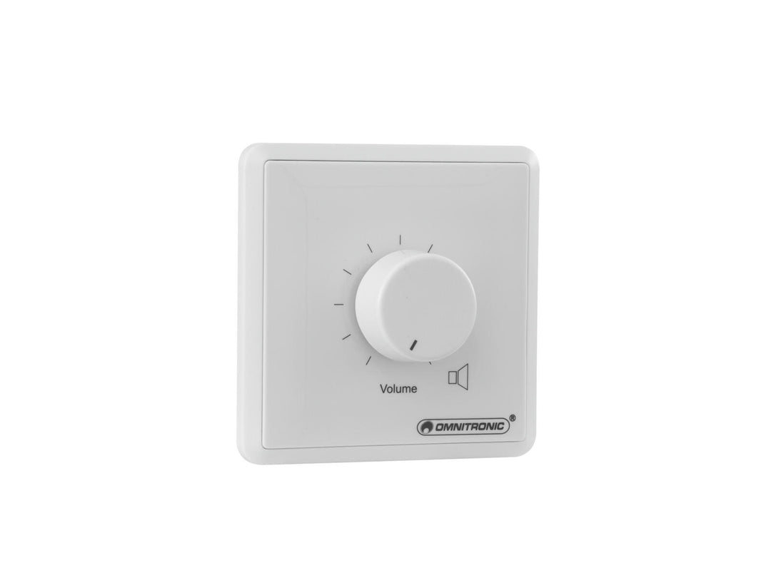 OMNITRONIC Controller di volume PA, 60 W mono wh